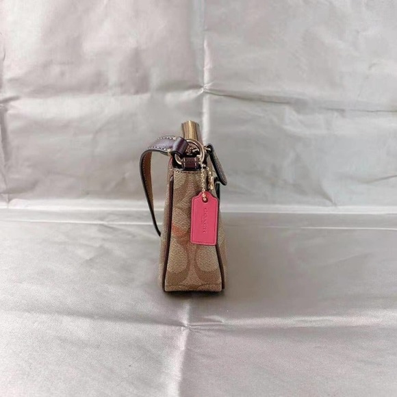 Coach C7294 Nolita 19 In Signature Canvas With Disco Star Print In Khaki Multi - Picture 3 of 6